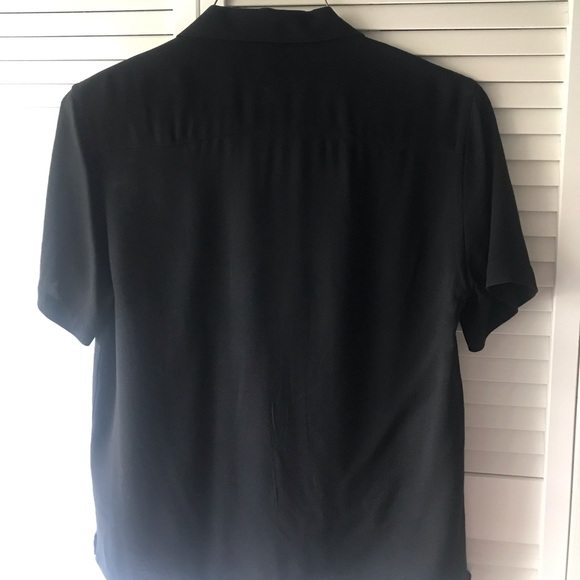 The Kooples Men’s Black Bowling Shirt - Picture 2 of 7